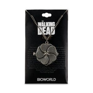 The Walking Dead Cherokee Rose Mirror Locket Necklace NWT